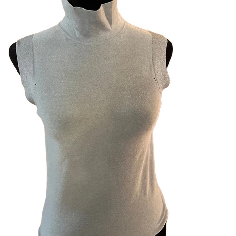 Emporio Armani high neck sleeveless top women's size 6